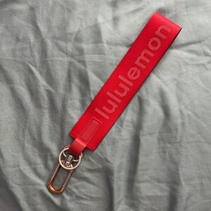 Lululemon Red Key Holder